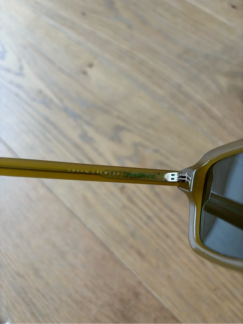 Crap Eyewear Unisex The Heavy Tropix Polarized Sunglasses in Agave